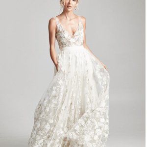 Rebecca Schoneveld White Floral Wedding Dress